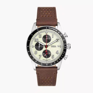 Sport Tourer Chronograph Brown Leather Watch