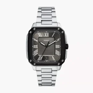 Crosby Three-Hand Date Stainless Steel Watch