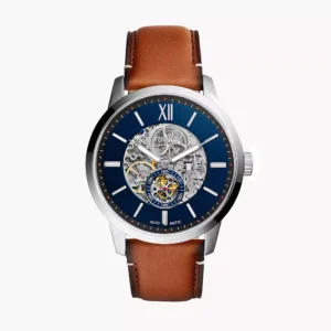 Townsman 48 mm Automatic Light Brown Leather Watch