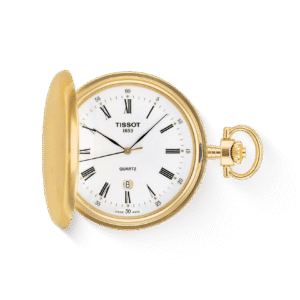 Tissot Savonnette Quartz Gold‑Tone Pocket Watch 48.5 mm